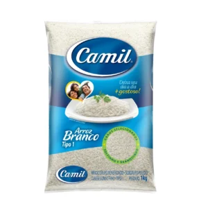 Arroz Camil Branco Tipo 1 - 1kg