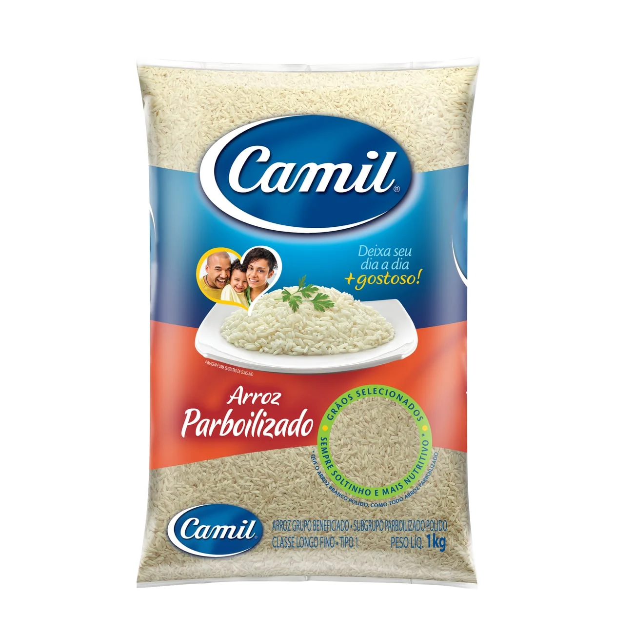 Arroz Camil Parboilizado - Tipo 1 - 1 Kg